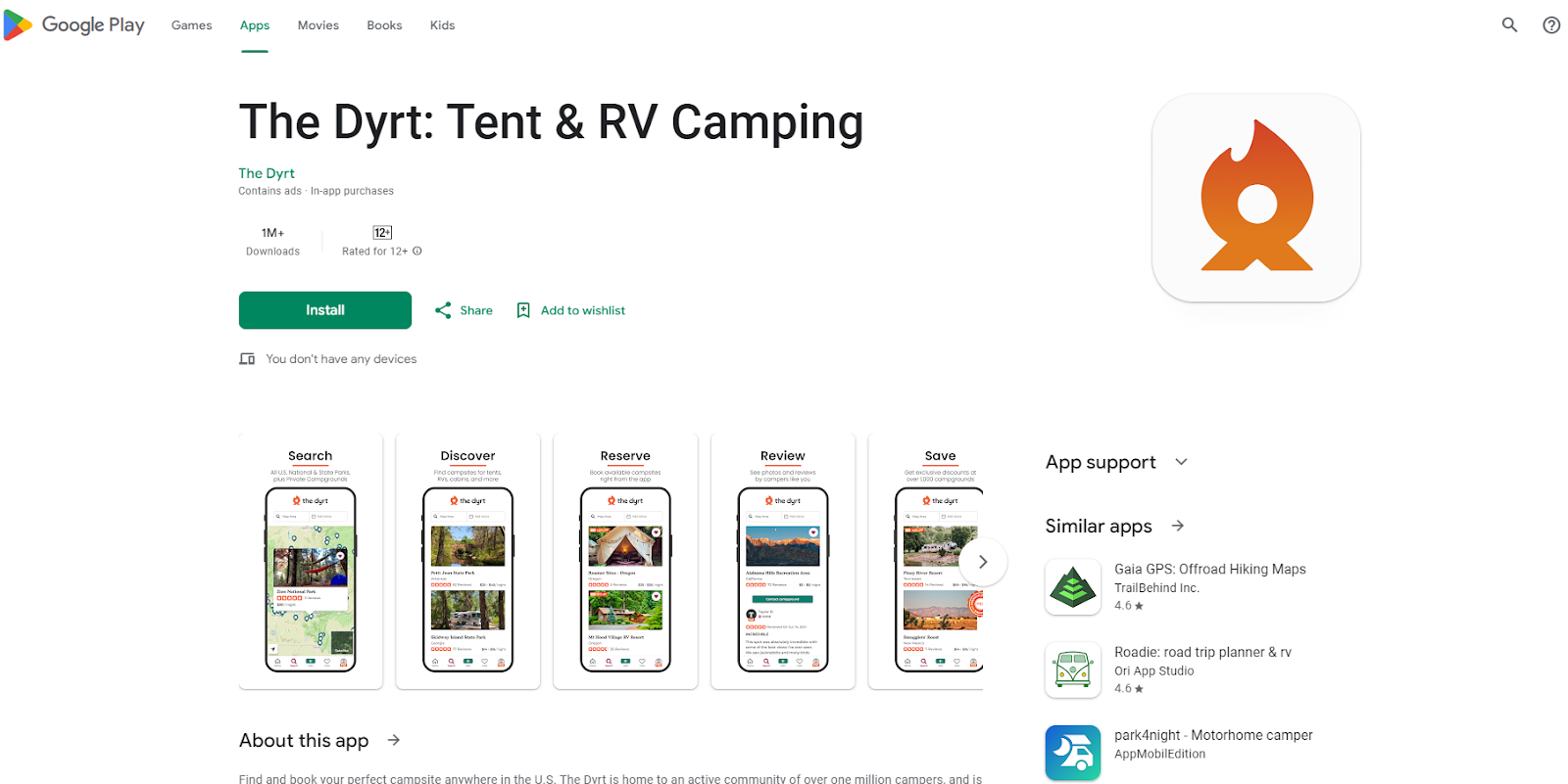 How to Download The: Tent & RV Camping