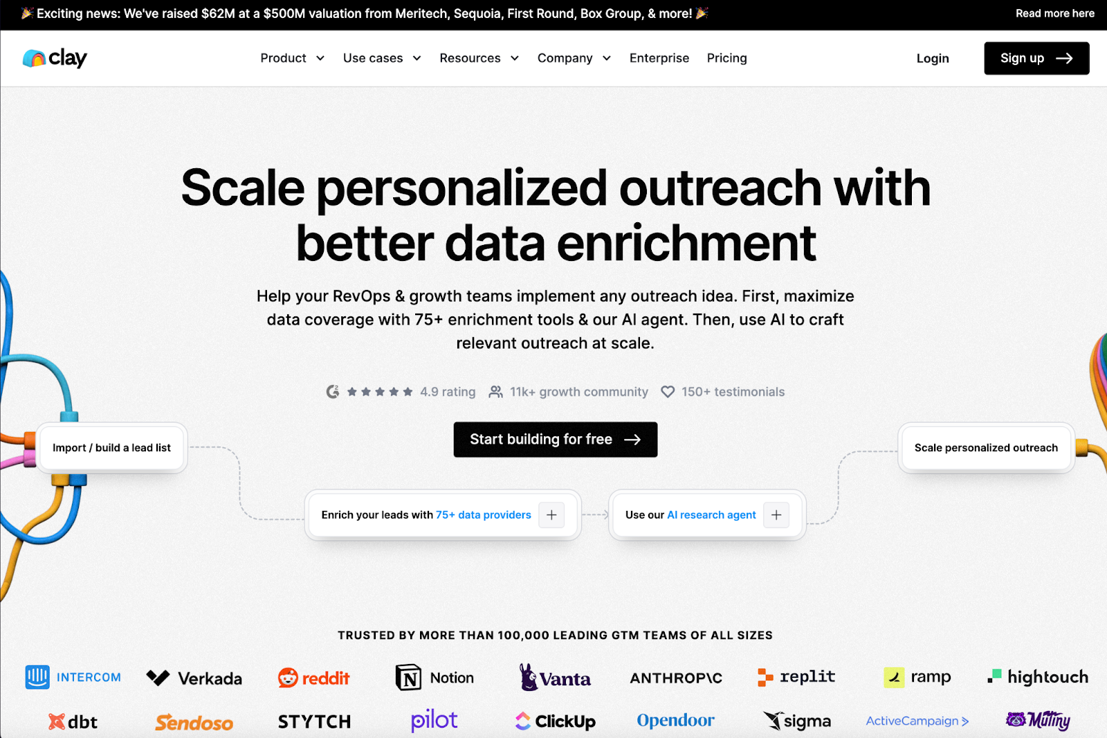 clay data enrichment