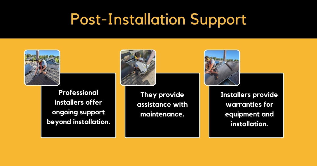 Post-Installation Support