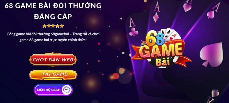 Liên hệ 68 game bài đã tạo được sự tin tưởng