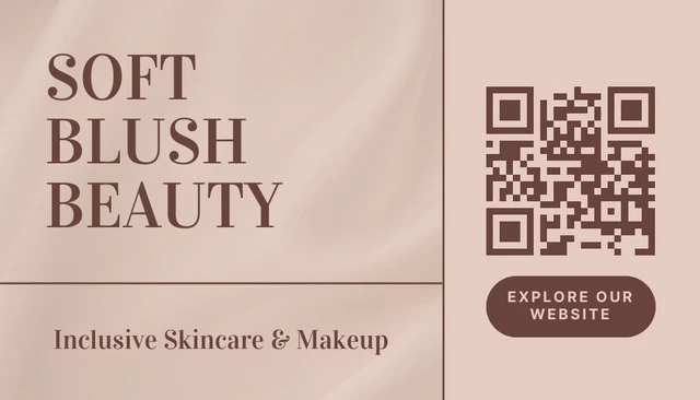 Light Brown Modern Aesthetic Texture Beauty Business Card