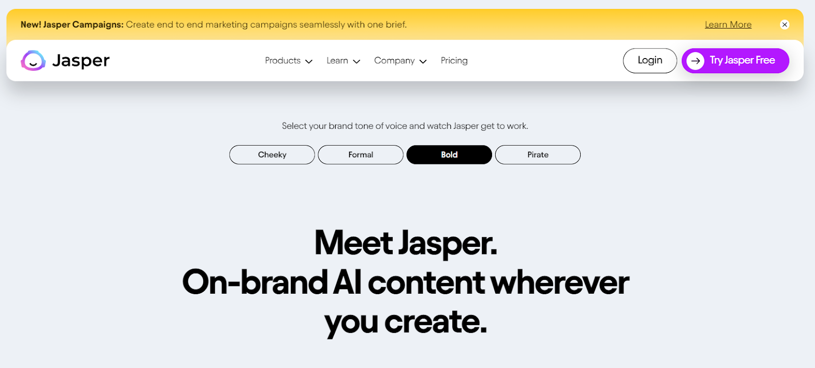 Jasper AI is an AI writing assistant that specializes in creating high-quality content tailored for social media channels