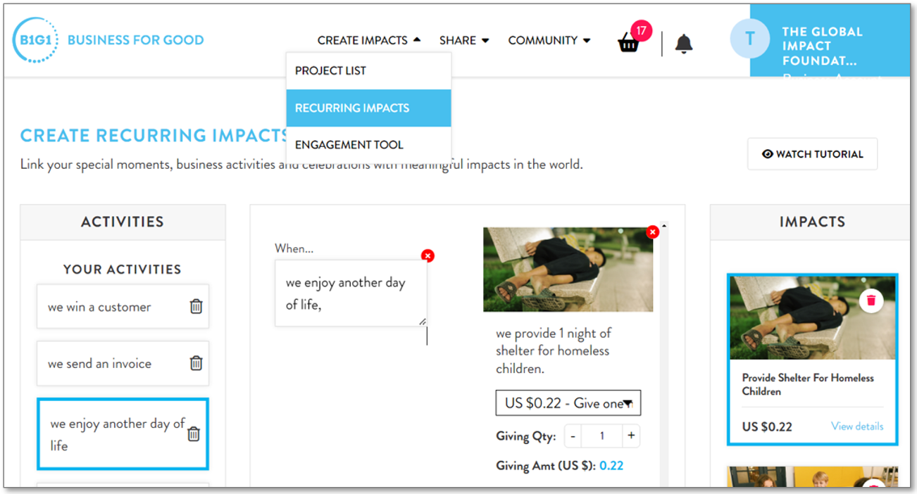 IMPACTFUL: Part 2 – A daily habit that is changing the world