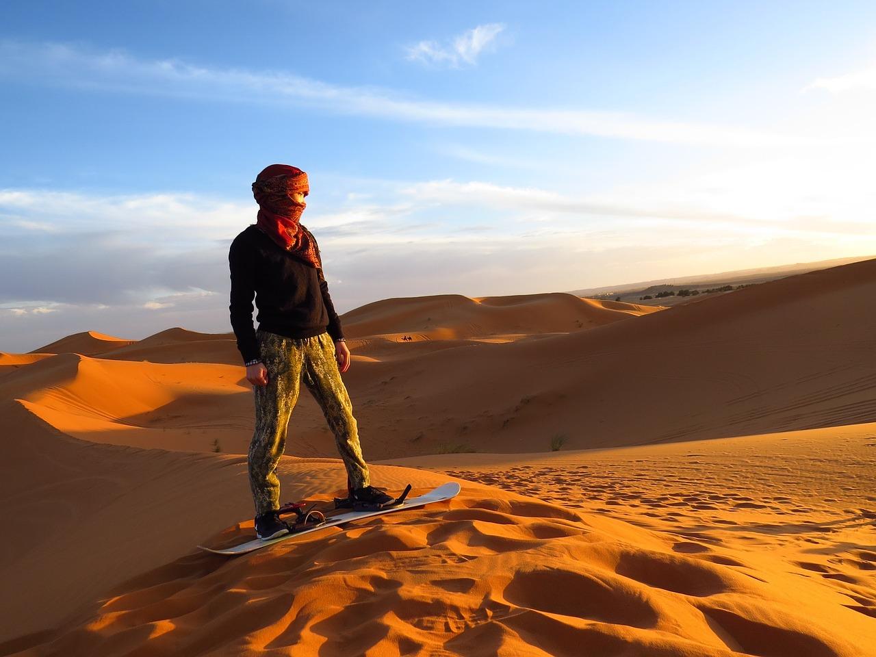 sandboarding