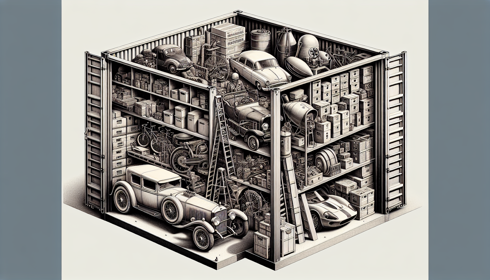 Illustration of an extra-large storage unit