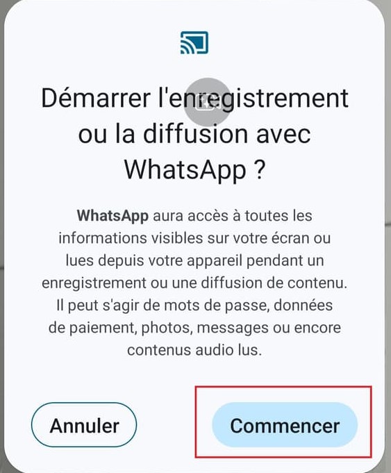 partage d'écran, Comment partager votre écran pendant un appel vidéo WhatsApp ?, Yeb Digital Consulting