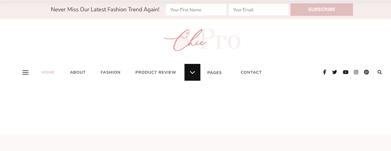 Chic Pro lifestyle blog theme