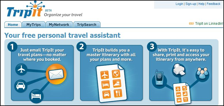 TripIt's Multi-Destination Planning