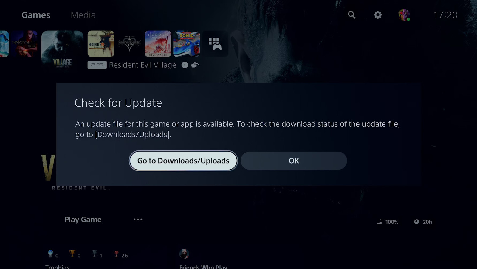 Check for update