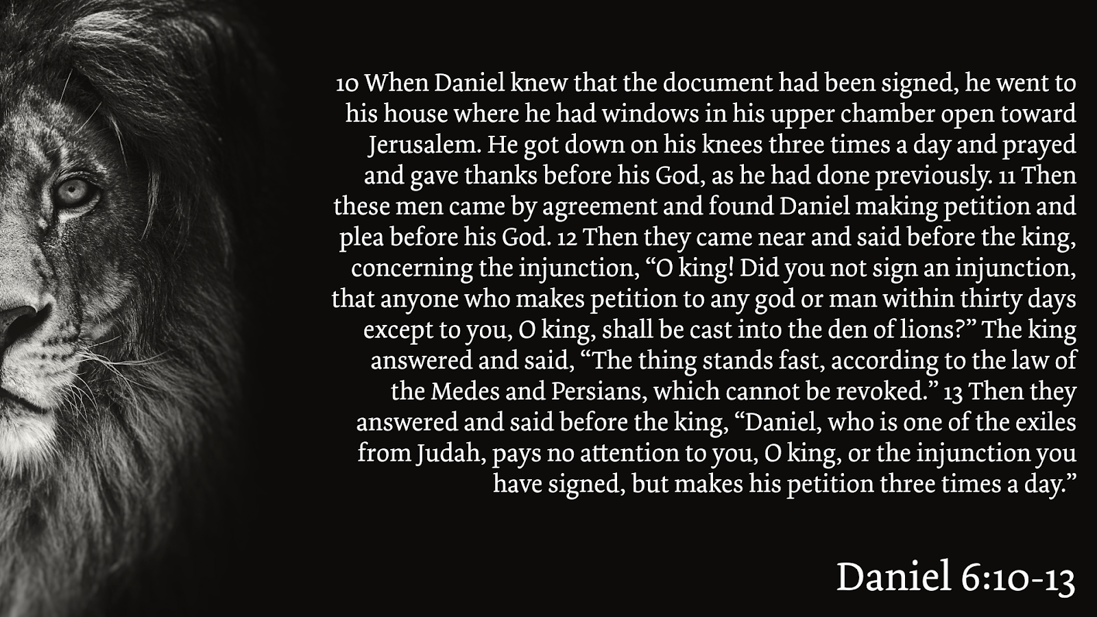 Daniel's Stand for God: Daniel Study (Part 6)