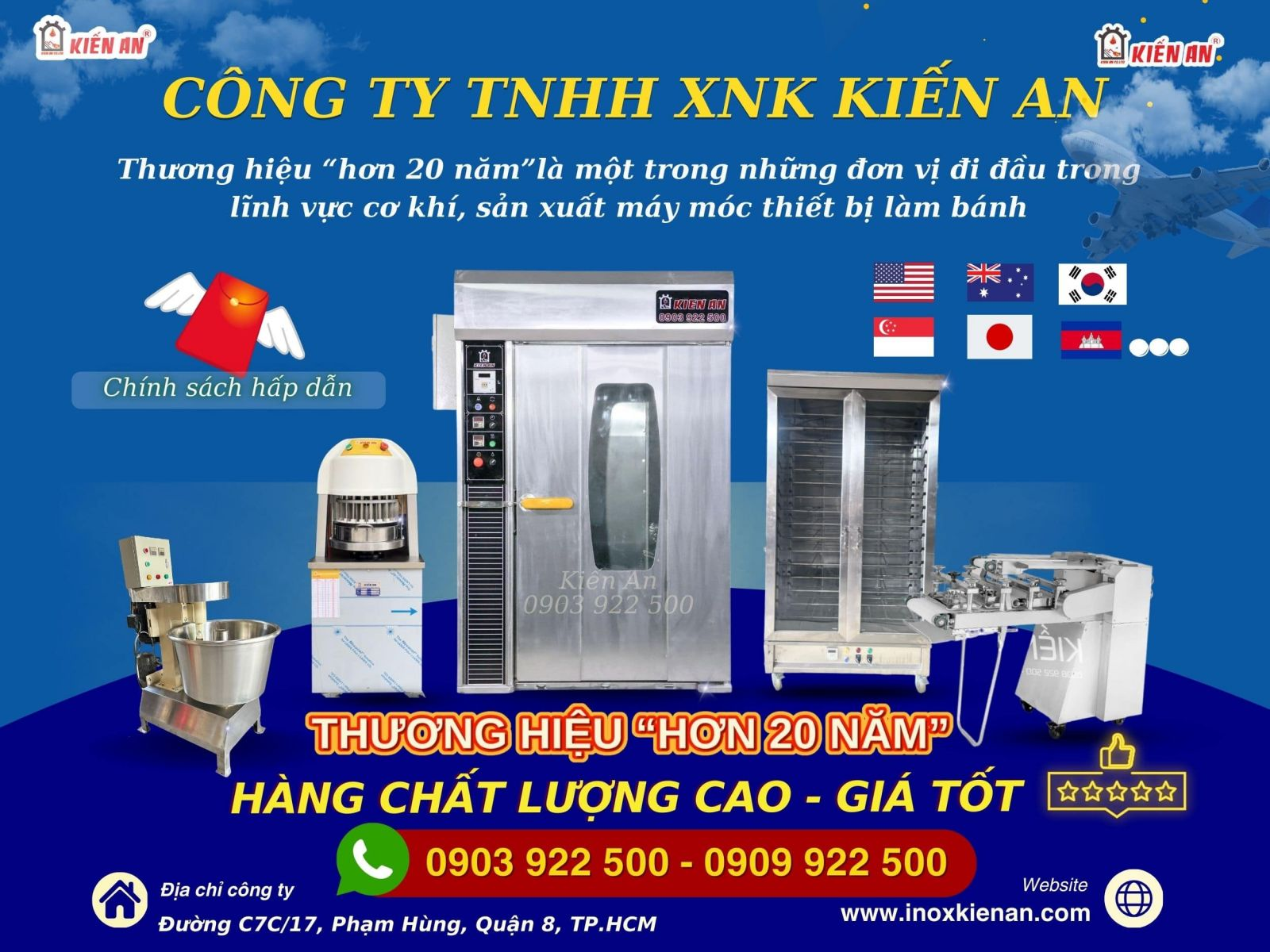 Cty XNK Kiến An - Đơn vị có mặt trên thị trường hơn 20 năm