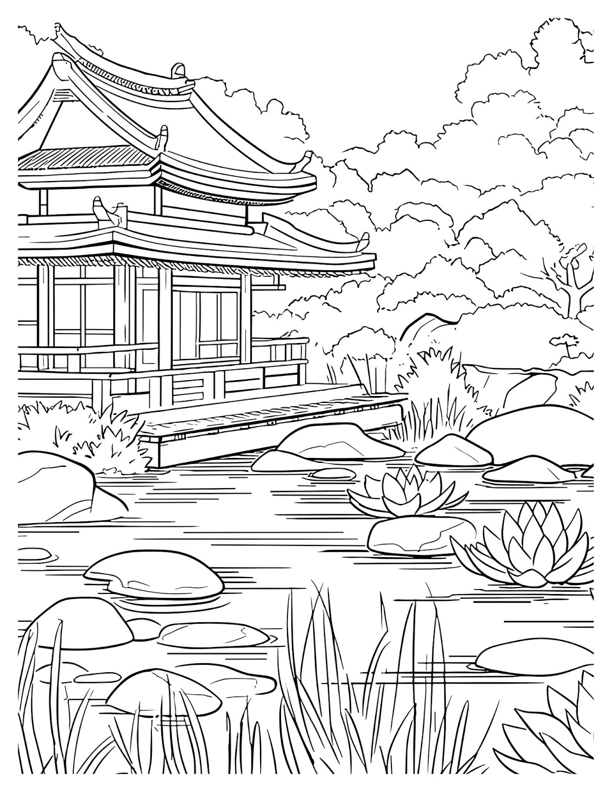 Japan Coloring Pages