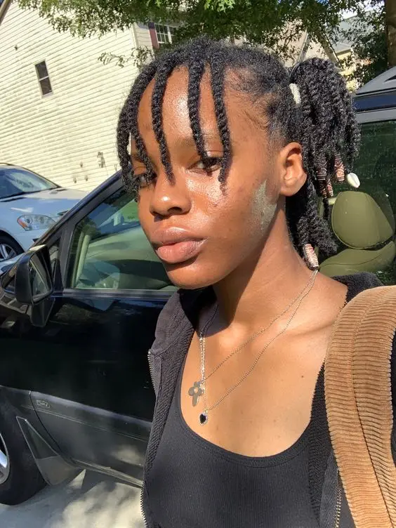 Picture of a lady rocking the Two-Strand Twists 