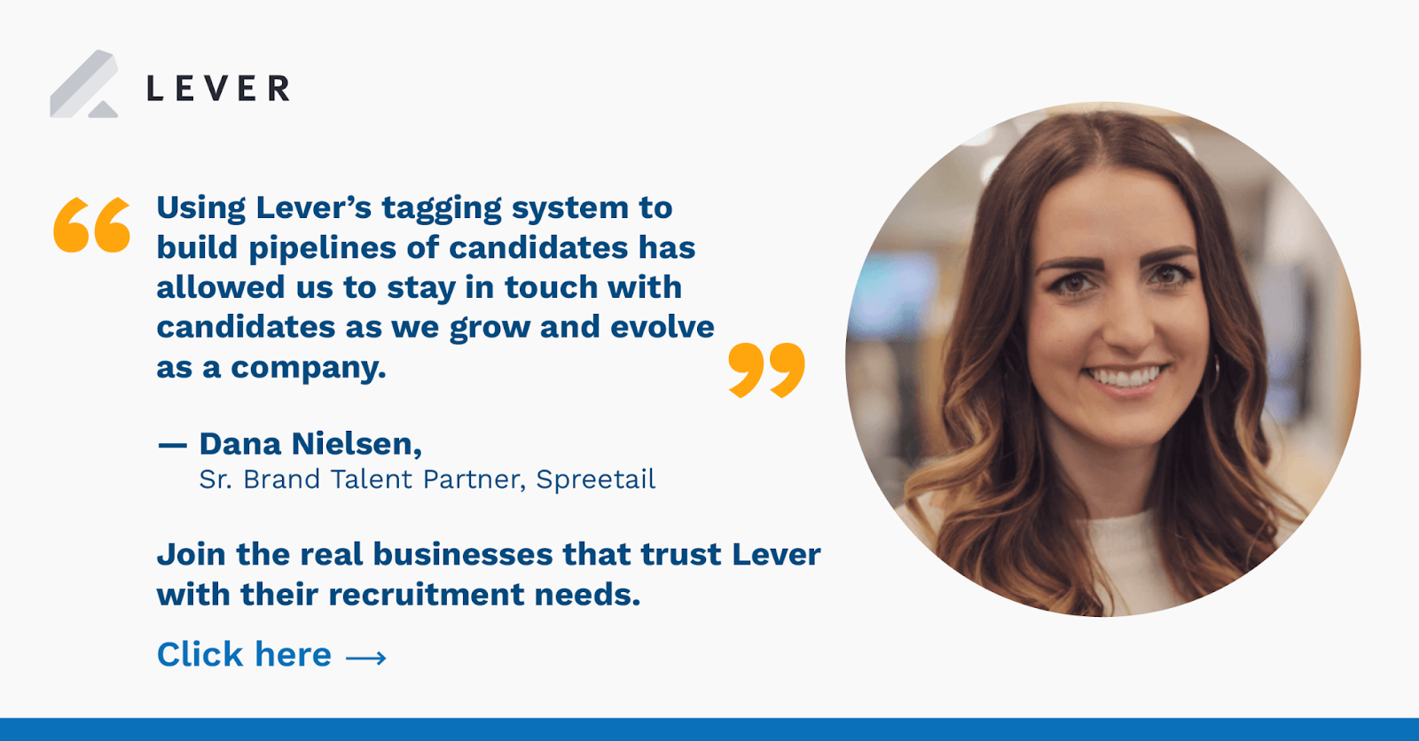 Dana Nielsen of Spreetail discusses how much Lever has contributed to their talent acquisition strategy. Click here to get a demo