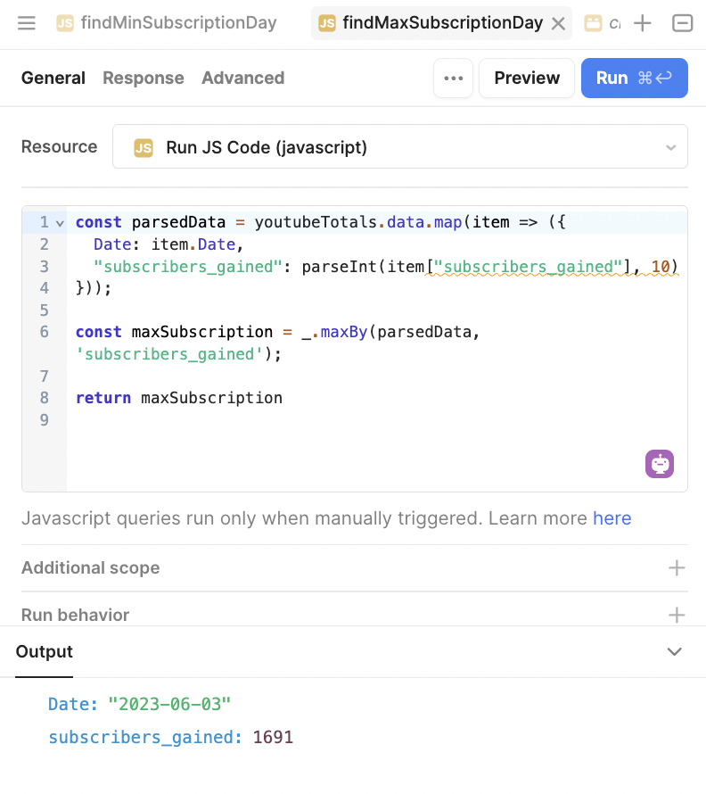 Charting in Retool with Plotly. Part I: Line graphs step-by-step beginners guide