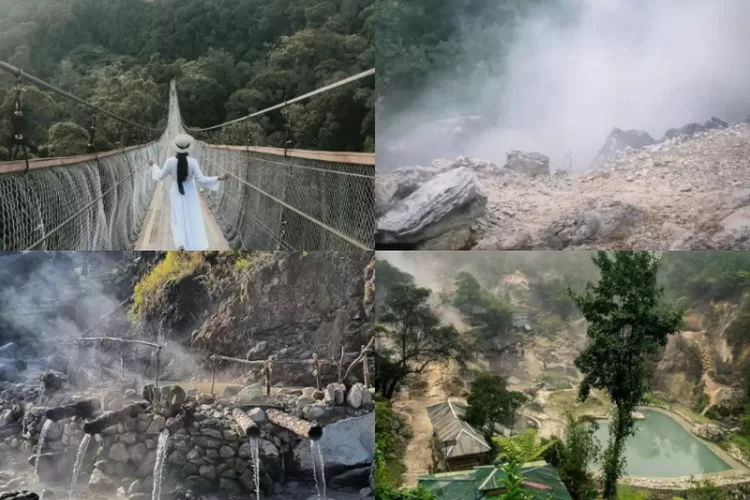 tempat wisata bandung yang sejuk Kawah dan Jembatan Gantung Rengganis