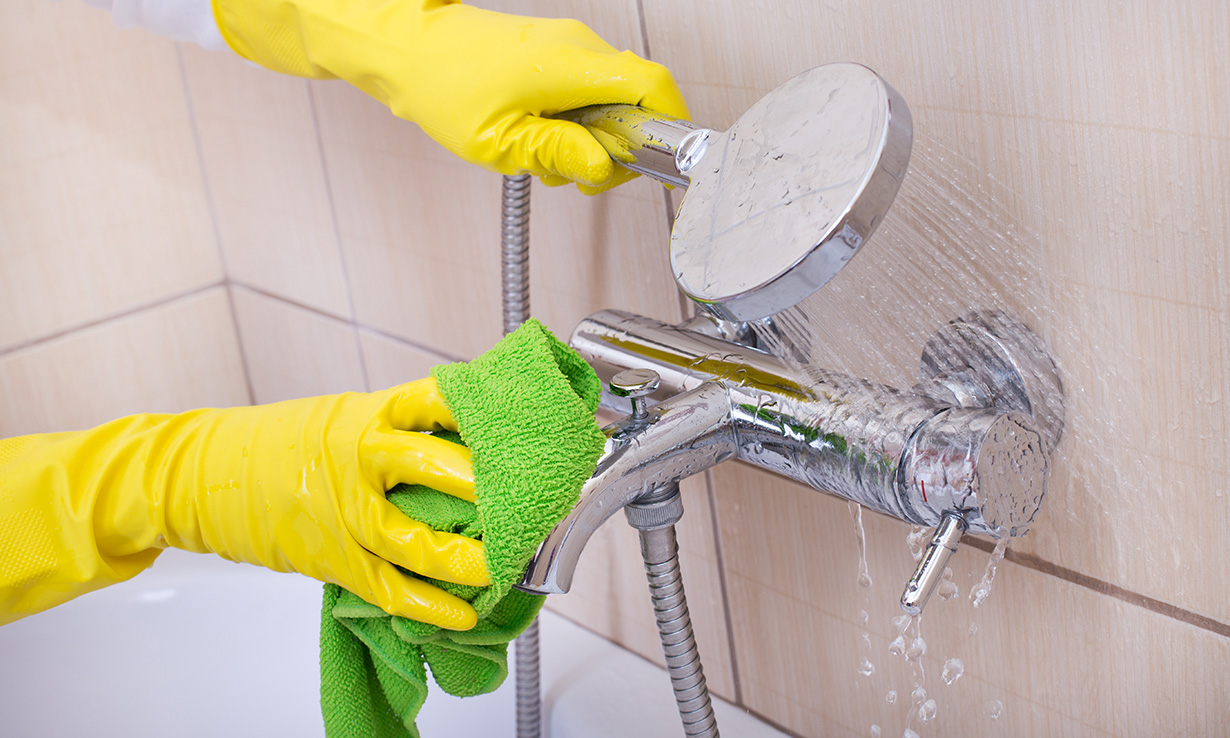 how to remove mold from shower