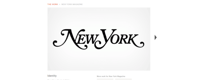 graphic designer website, milton glaser design work