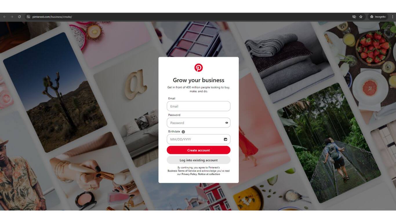 Pinterest Manager - Pinterest business account sign in 