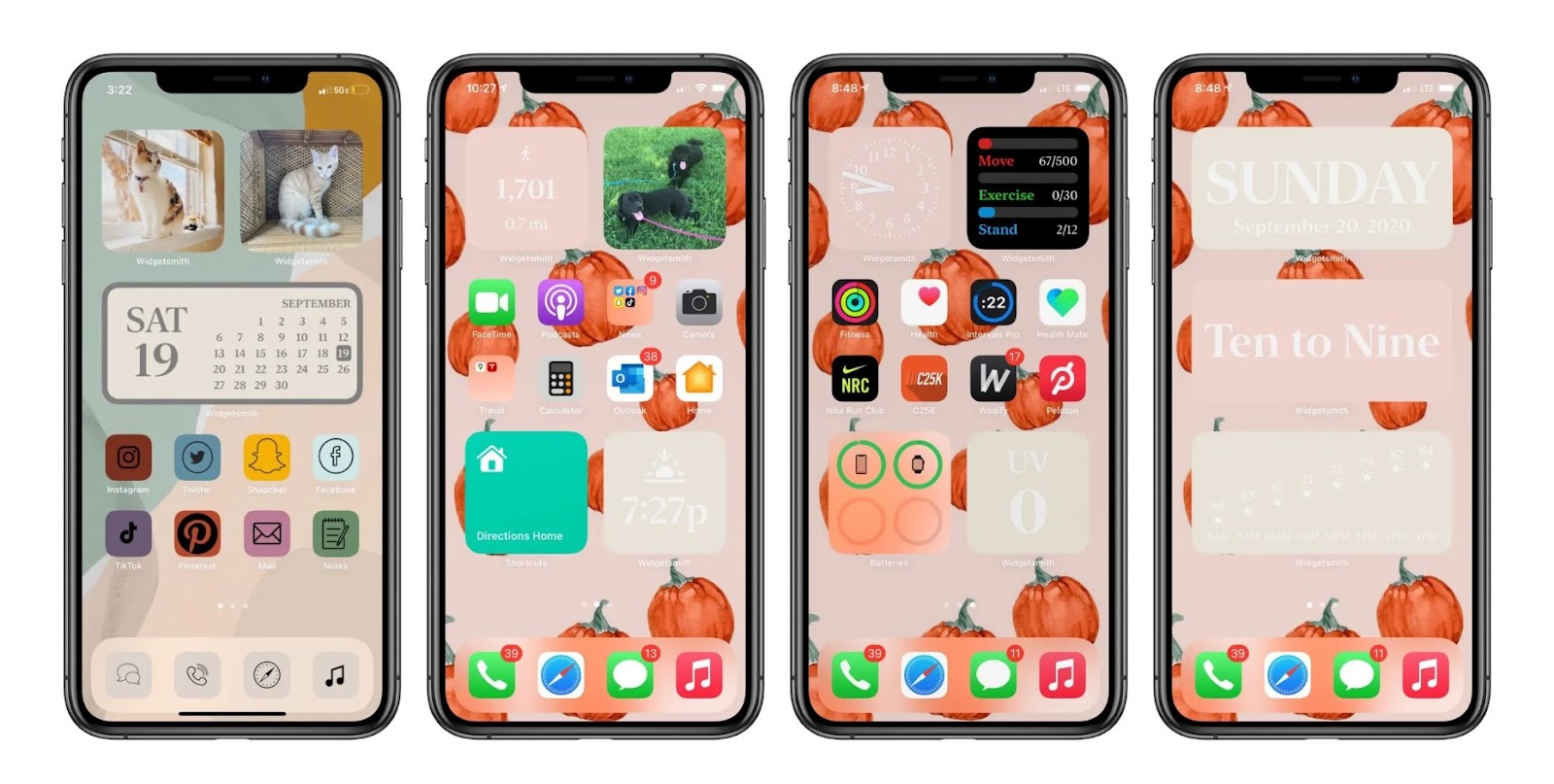 Latest iPhone iOS home screen customization