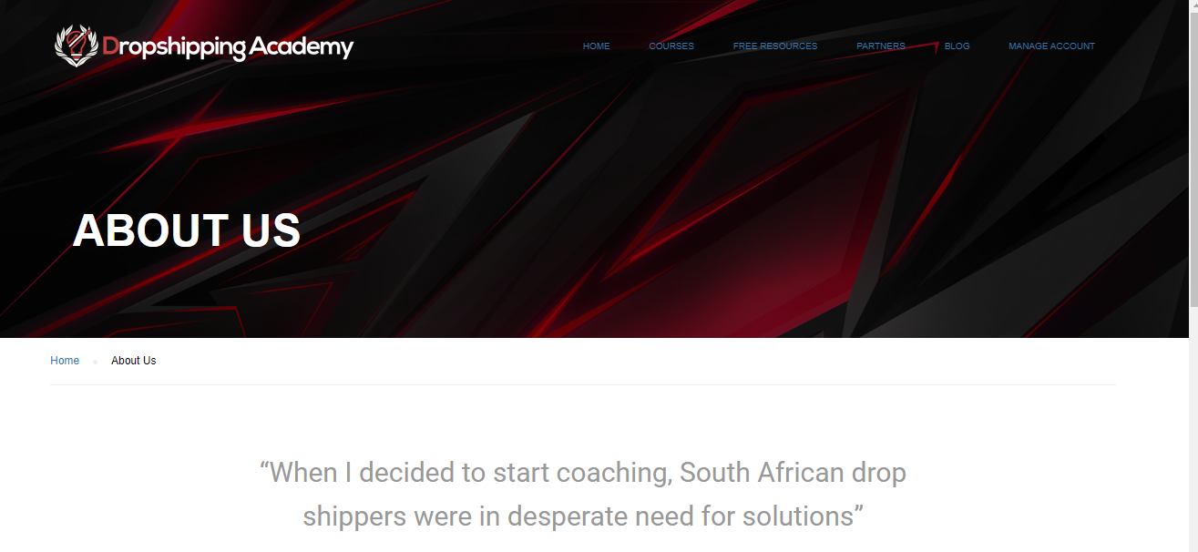 Dropshippingacademy.co.za