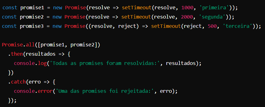 Promises em Node.js com all