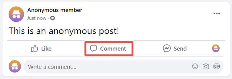 Creating a New Anonymous Account