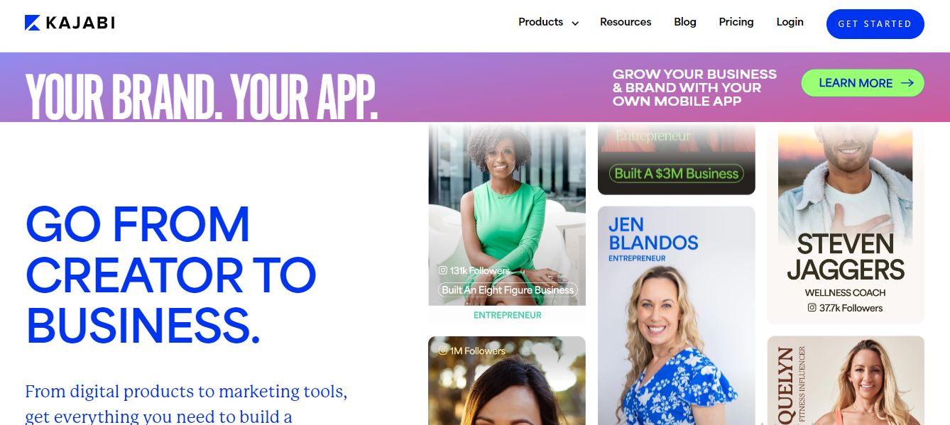 Kajabi website