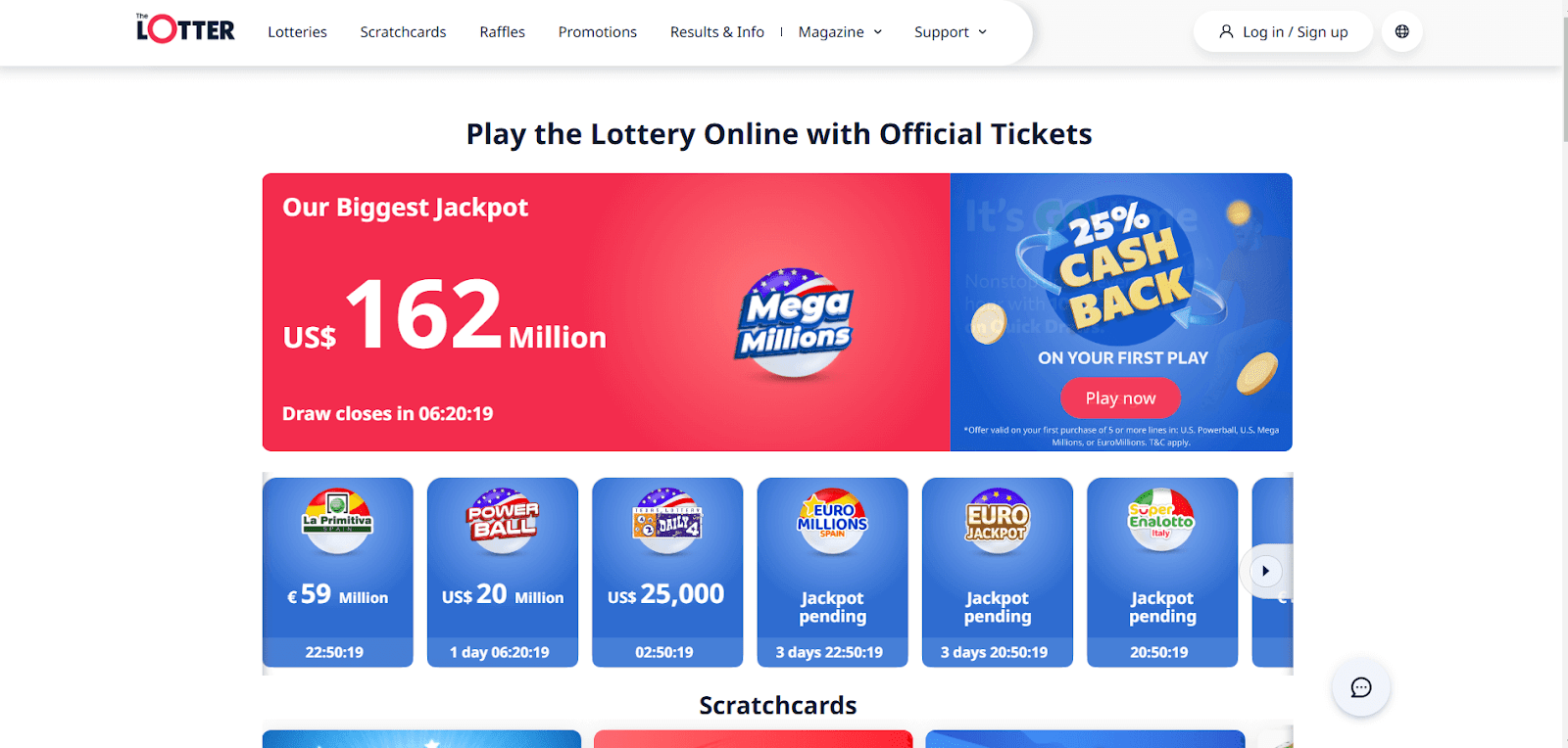 The Lotter Lottery sites