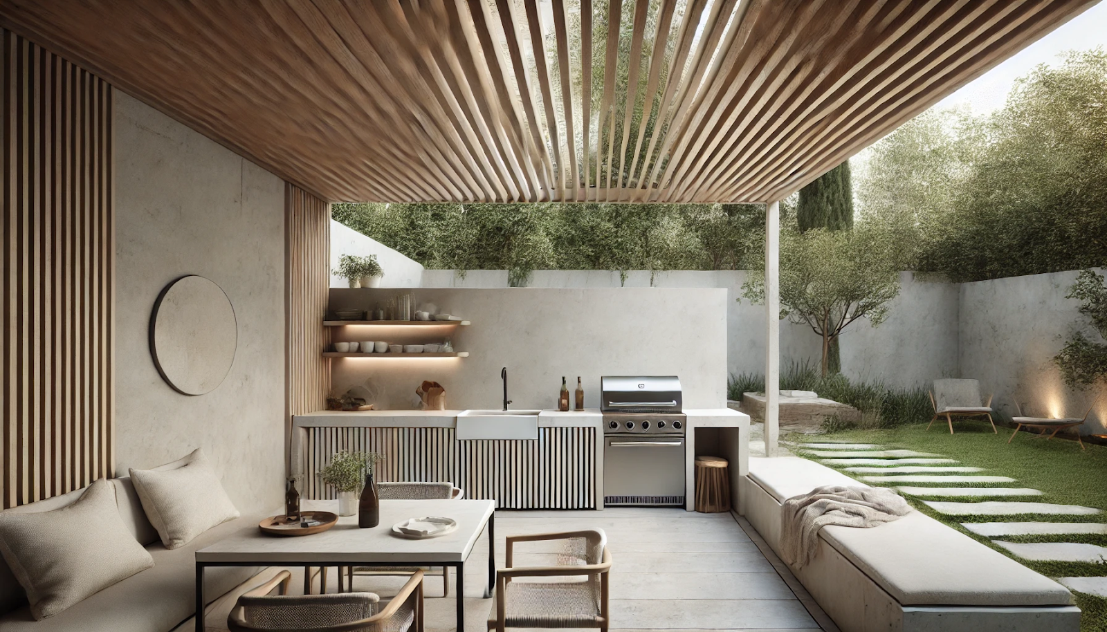 covered outdoor kitchen ideas