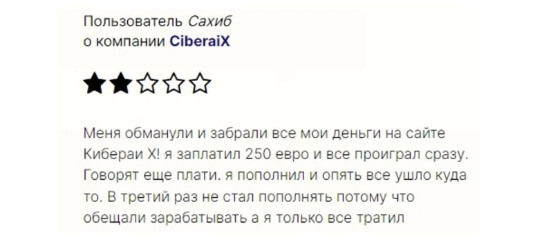 Честный обзор CiberaiX. О чем рассказывают в отзывах?