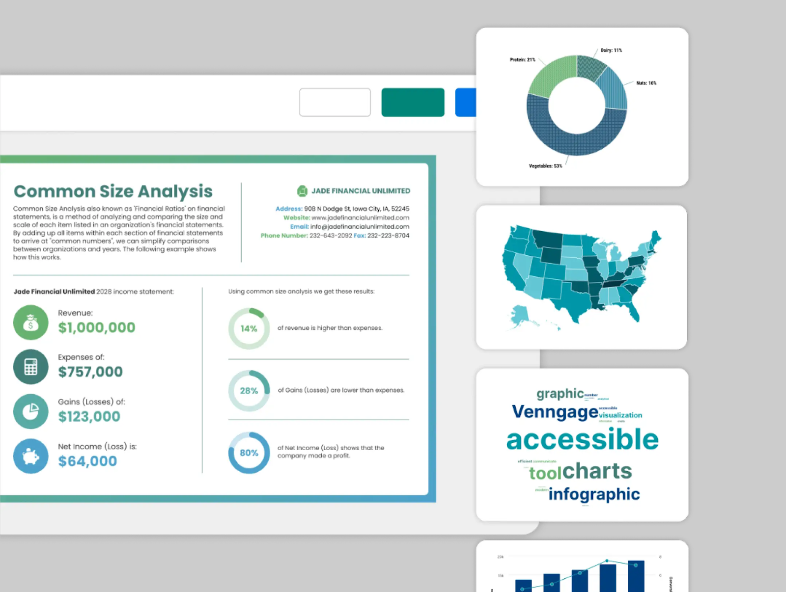 Venngage Accessibility Features