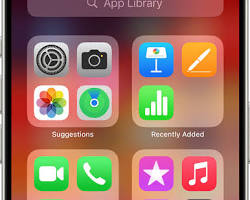 Imagem de Organizing iPhone apps on the home screen