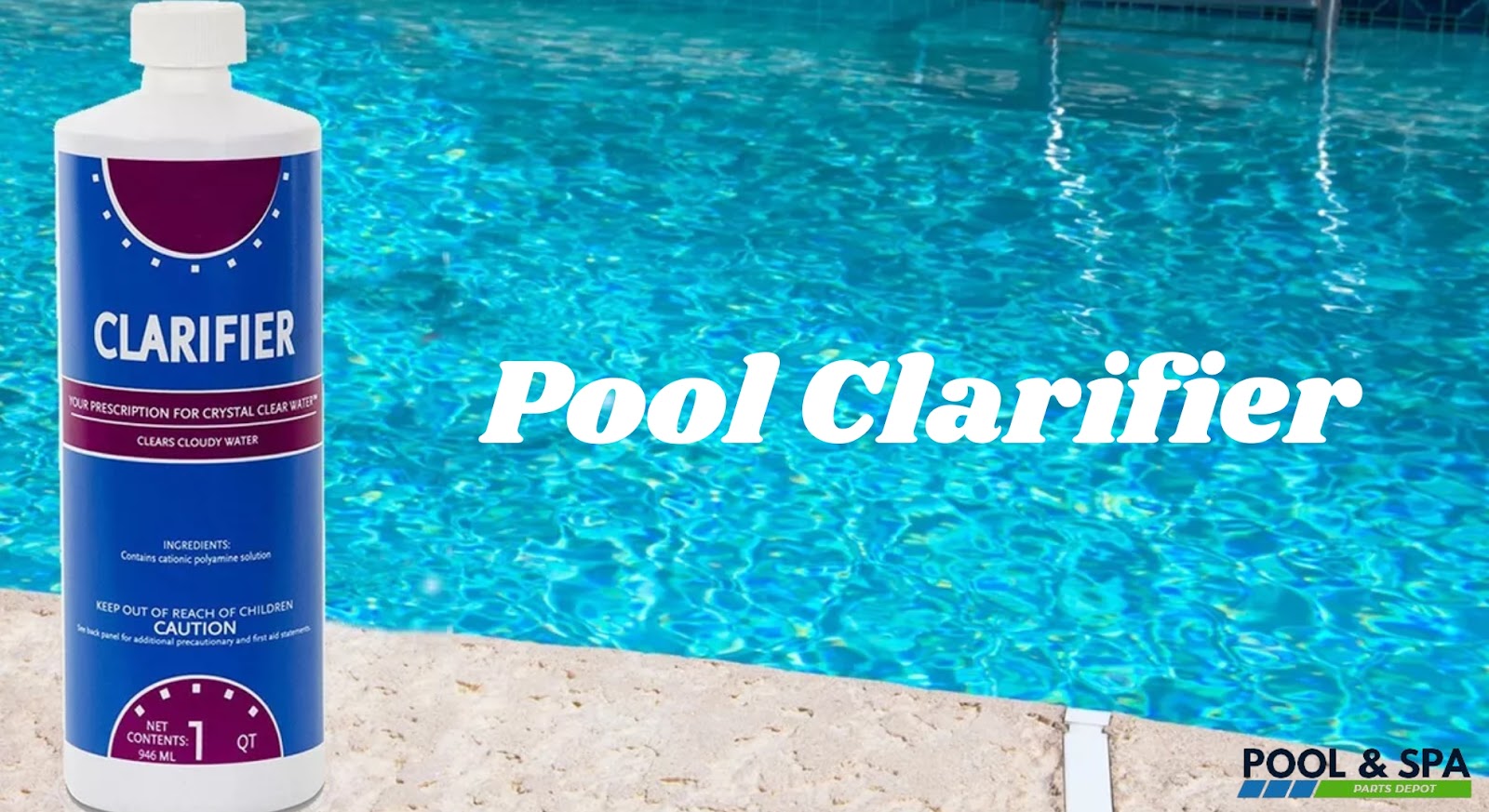 Use a pool clarifier