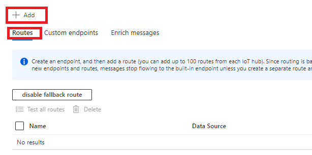 add message routing