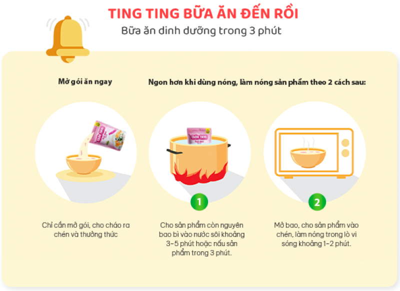 Hướng dẫn sử dụng Gà ác tiềm Cây Thị bổ dưỡng