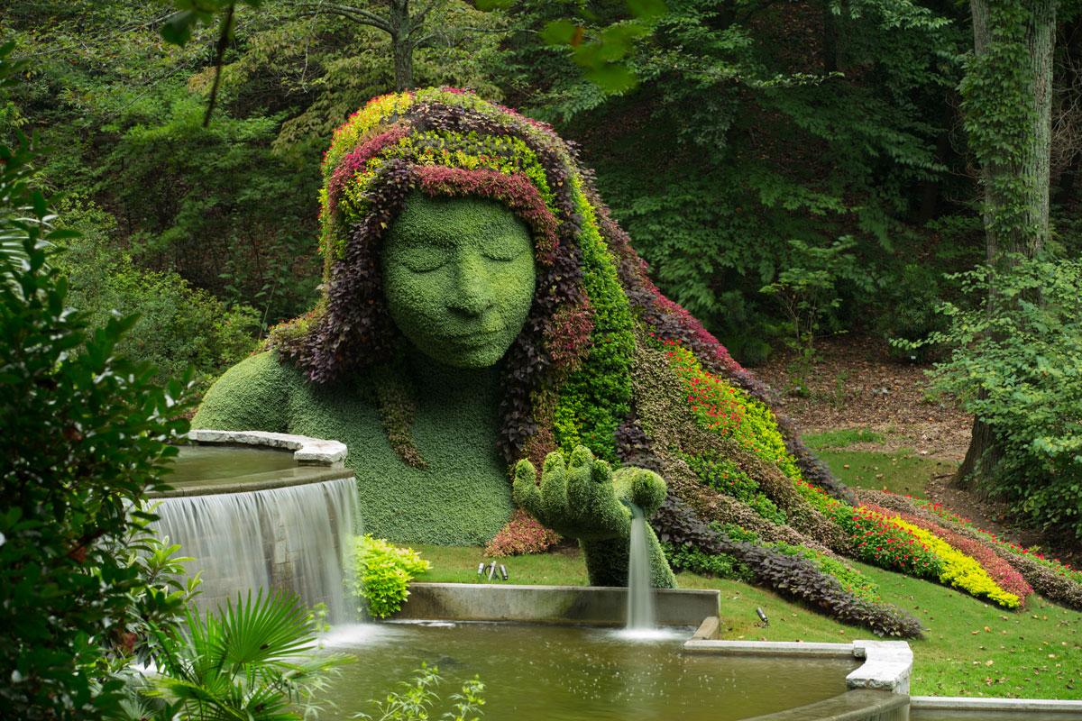 10 facts about the Atlanta Botanical Garden's Earth Goddess, who turns 10  this year - Atlanta Magazine