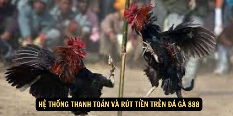 Hệ thống thanh toán và rút tiền trên đá gà 888