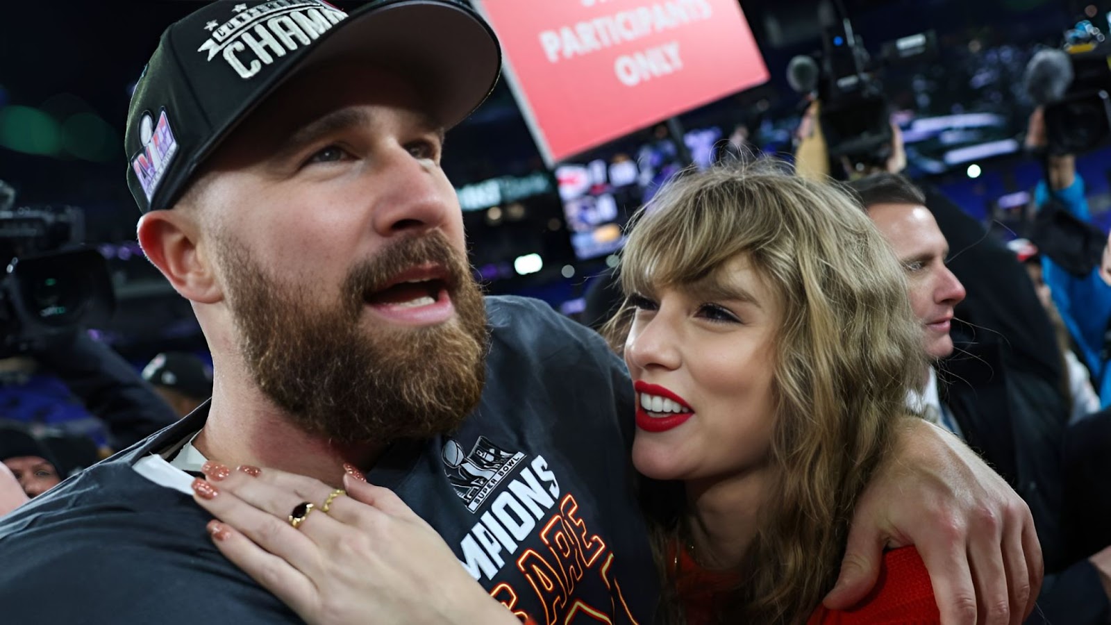 Taylor Swift and Travis Kelce