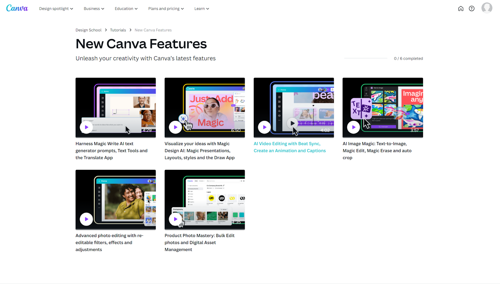 Canva new features videos