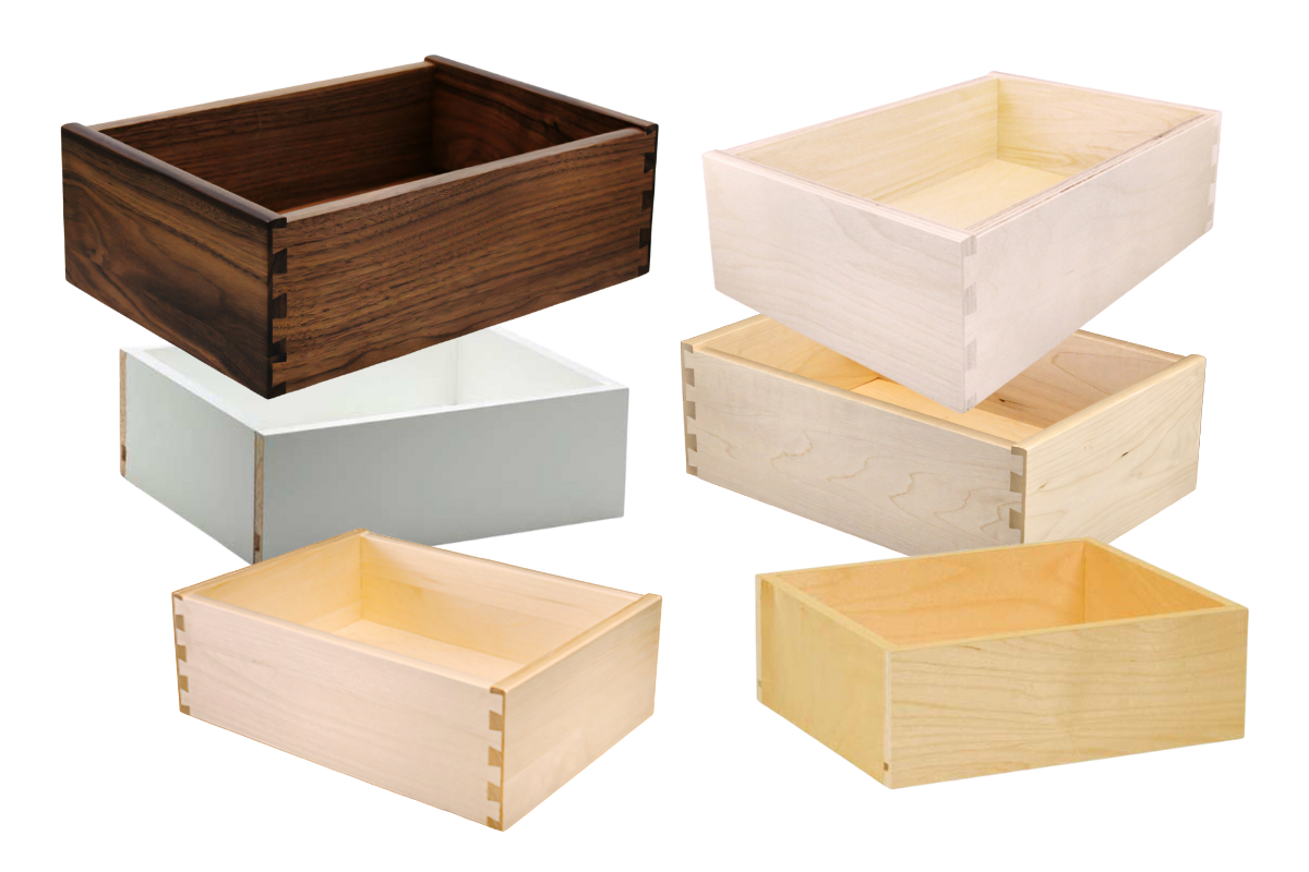 custom size drawer boxes