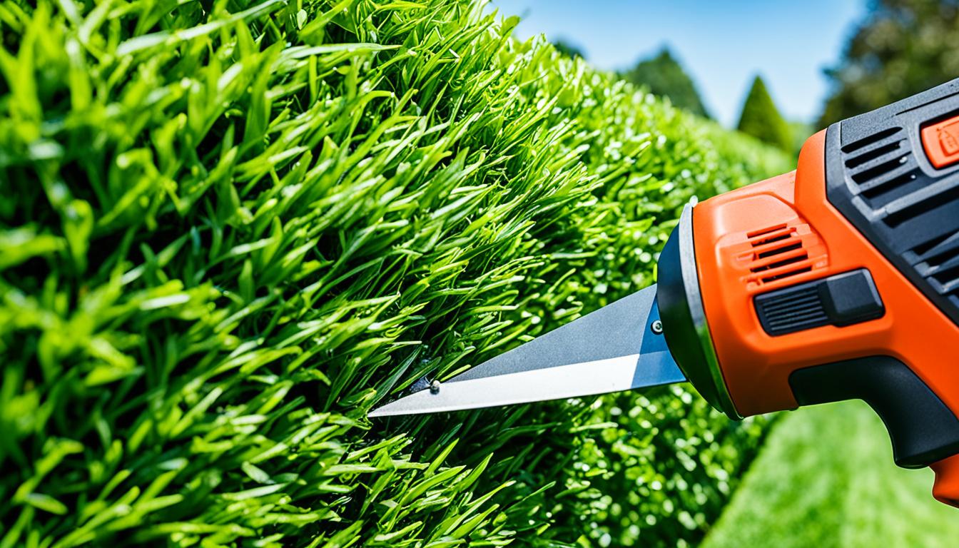 Gardening power tools enhancing precision