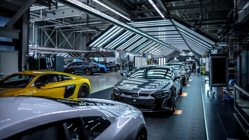 Audi Sport needed nearly 200 new tools, jigs, and fixtures for the production of the new Audi E-Tron GT at their Böllinger Höfe facility.