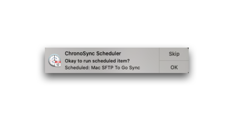 efficient mac sync sftp