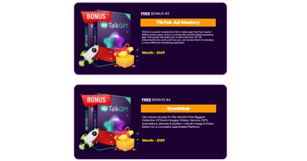 TalkGPT Bonuses (1)