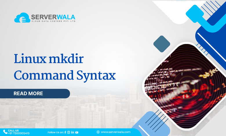 Linux mkdir Command Syntax 