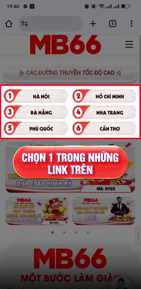 Chọn đường truyền