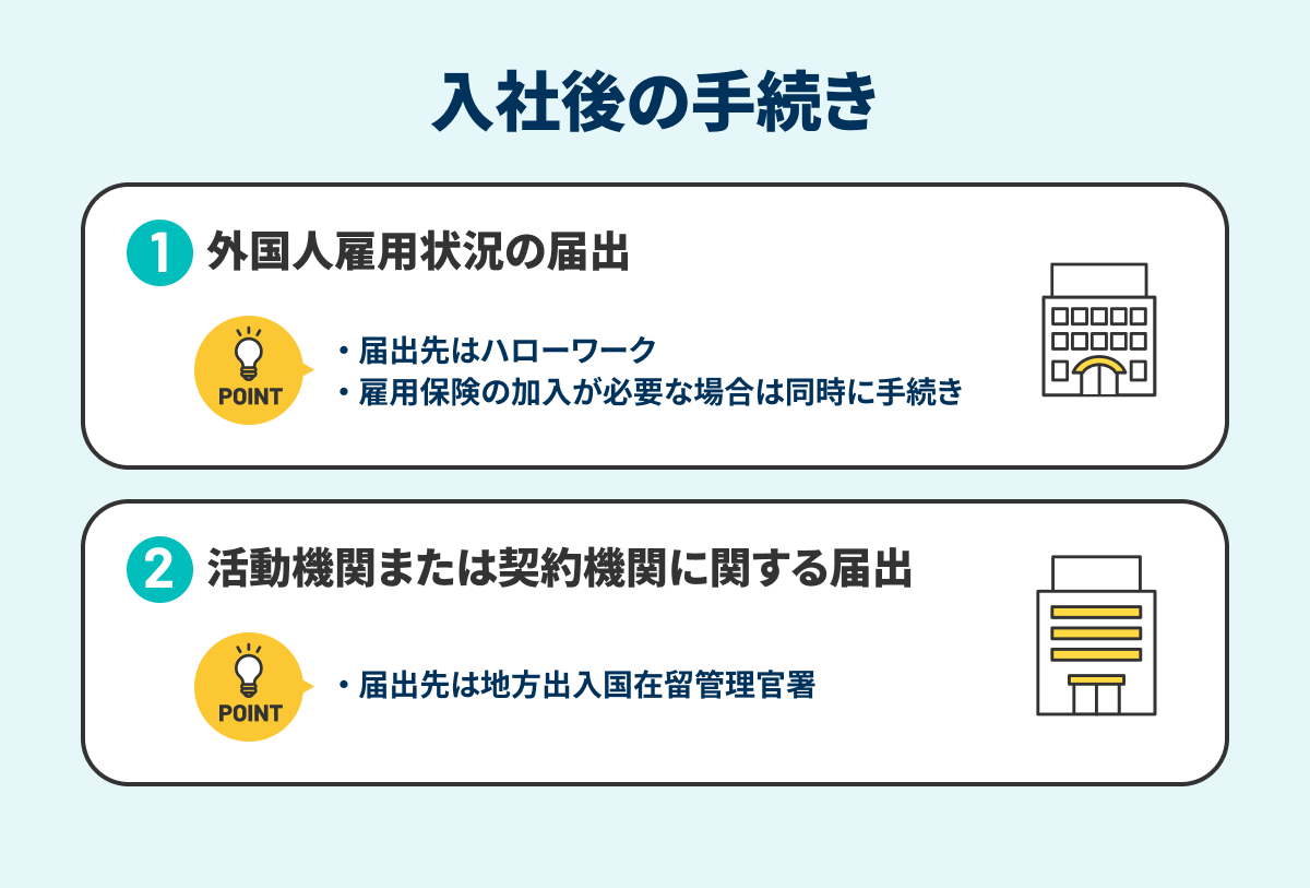 外国人雇用の手続き～入社後～の画像