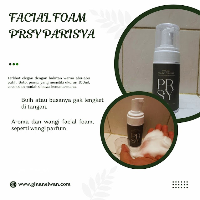 PRSY PARISYA FACIAL FOAM DARI AIR ZAM ZAM