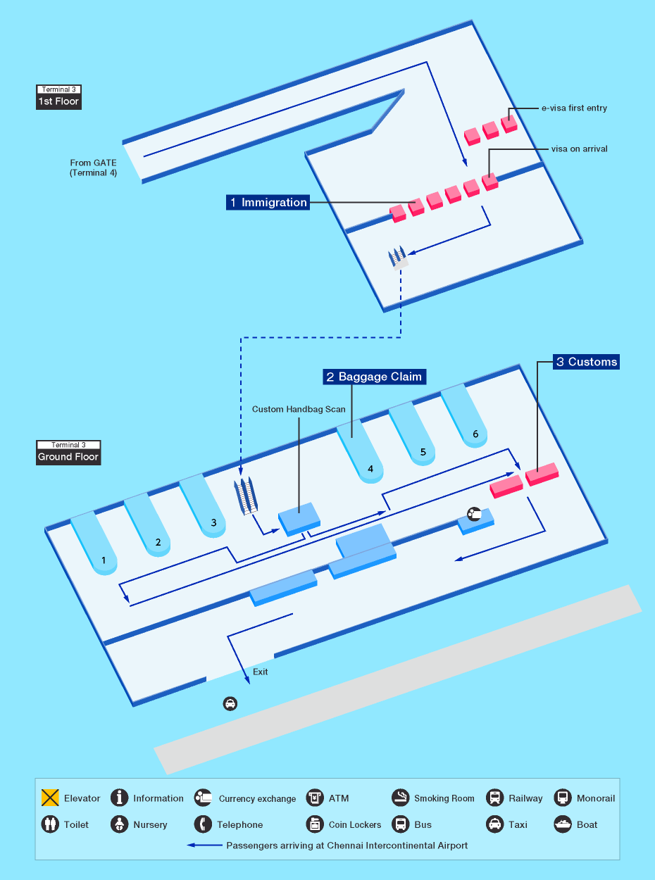 Chennai Airport arrival guide - Chennai International Airport (MAA)